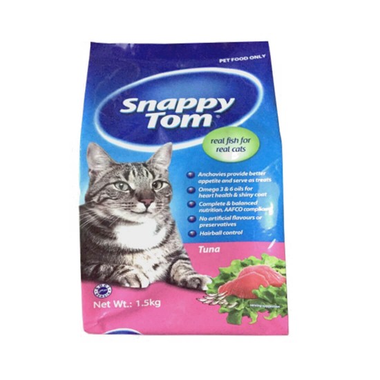 Snappy Tom Cat Dry Food Tuna 1.5kg